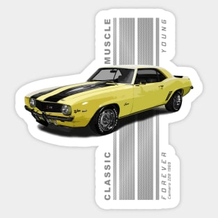 Camaro Z28 Classic American Muscle Cars Vintage Sticker